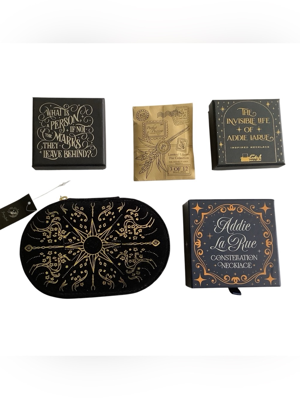Lot Addie La Rue Jewelry Box Necklaces Pin